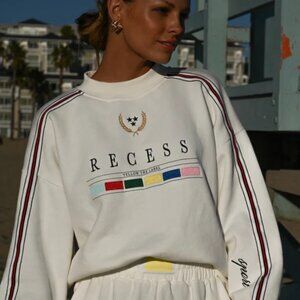 Yellow The Label Recess Playground Sweatshirt
